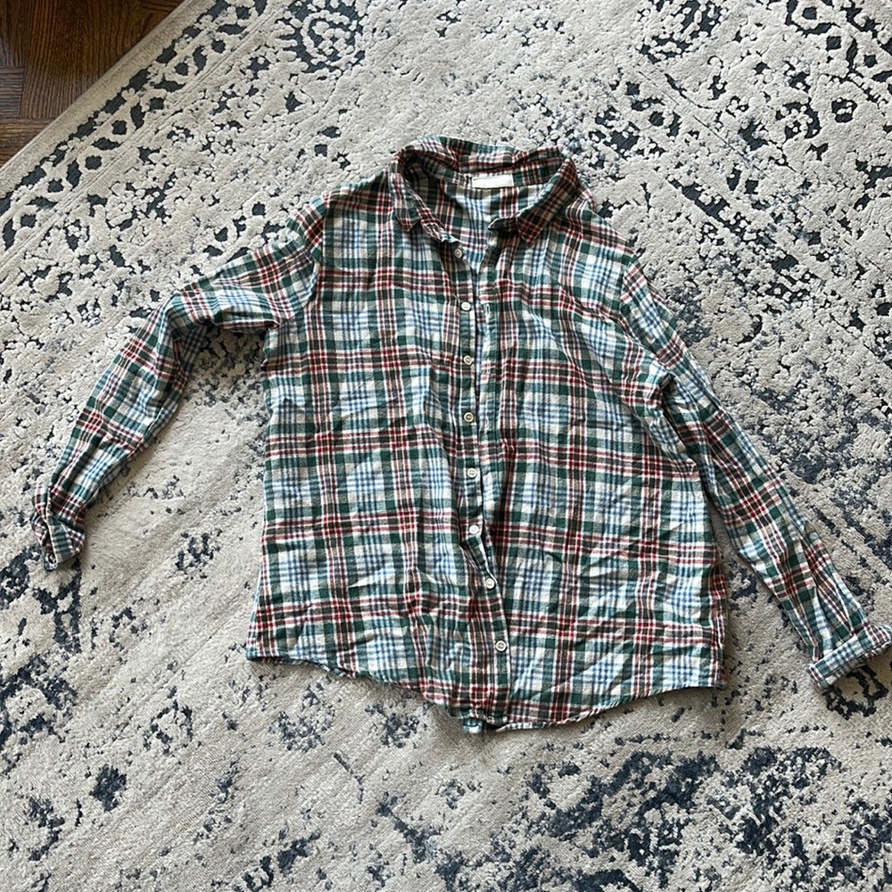Green and Red Flannel